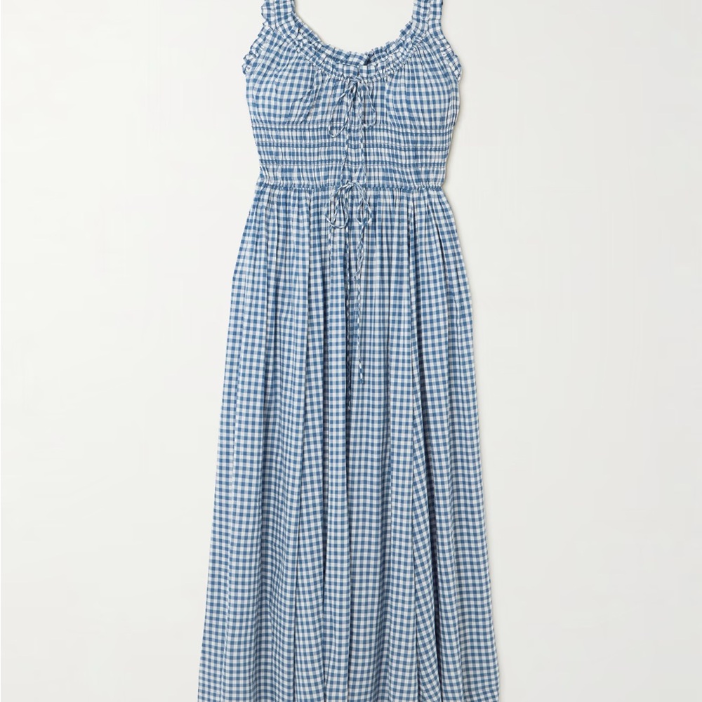DÔEN Emmaretta Dress in Blue Gingham